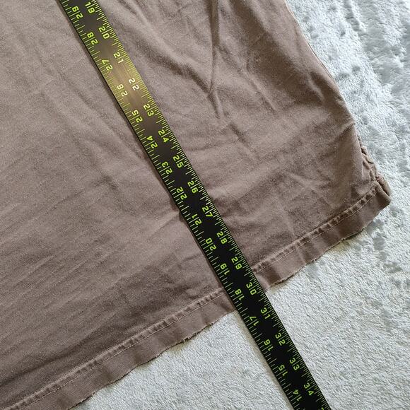 RedHead Brand Co distressed thrashed brown front pocket casual tshirt mens XL - Picture 7 of 7